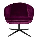 Fauteuil Monsac II fluweel - Paars