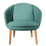 Fauteuil Monsac I vlakweefsel - Mintgrijs