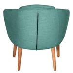 Fauteuil Monsac I vlakweefsel - Mintgrijs