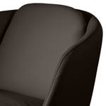 Fauteuil Monsac III echt leer - Bruin