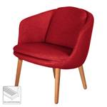 Fauteuil Monsac I vlakweefsel - Rood