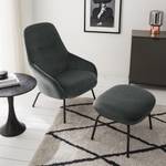 Fauteuil Rivel fluweel - Grijs