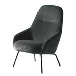 Fauteuil Rivel fluweel - Grijs