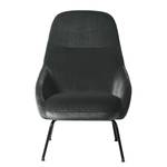 Fauteuil Rivel velours - Gris