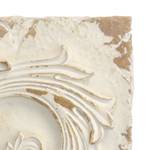 Wandobjekt Lozzi II Polyresin - Beige / Cremeweiß, Gold gewischt