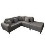 Ecksofa Precy II Flachgewebe - Braun Meliert