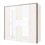 Cadre d’armoire Diver Imitation chêne brut de sciage / Blanc - Largeur : 228 cm