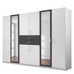 Armoire Diver Blanc / Graphite - Largeur : 270 cm