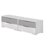 Table de chevet Arizona (lot de 2) Blanc / Gris clair