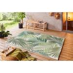 Tapis extérieur Vai Fibres synthétiques - Vert / Crème - 80 x 150 cm