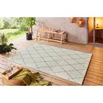 Tapis de couloir Balos Fibres synthétiques - Crème / Vert