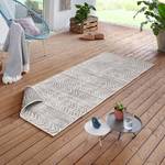 Tapis de couloir Biri Polypropylène - Taupe - 80 x 250 cm