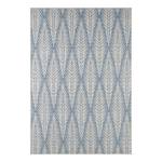 Tapis extérieur Pella Fibres synthétiques - Crème / Bleu - 200 x 290 cm