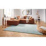 Kurzflorteppich Supersoft Webstoff - Mintgrau - 120 x 170 cm