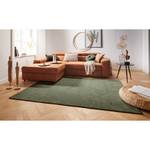 Kurzflorteppich Supersoft Webstoff - Khaki - 120 x 170 cm