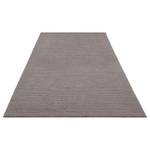 Kurzflorteppich Supersoft Webstoff - Taupe - 120 x 170 cm