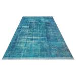 Laagpolig vloerkleed Elita textielmix - Turquoise - 80 x 150 cm