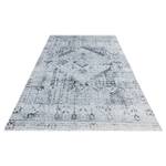 Laagpolig vloerkleed Warja textielmix - grijs - 80 x 150 cm
