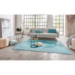 Tapis Carme Tissu - Aqua - 80 x 150 cm