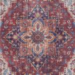 Tapis de couloir Anthea Tissu - Brun rouge