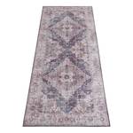 Tapis de couloir Sylla Tissu - Gris bleu