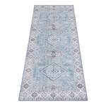 Tapis de couloir Gratia Tissu - Bleu jean