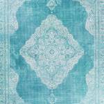 Tapis de couloir Carme Tissu - Aqua