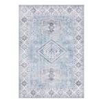 Laagpolig vloerkleed Gratia geweven stof - Jeansblauw - 160 x 230 cm