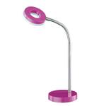 LED-Tischleuchte Rennes Kunststoff / Chrom - 1-flammig - Pink