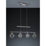 LED-hanglamp Prater chroom - 4 lichtbronnen
