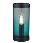Lampe Cosy Verre transparent / Aluminium - 1 ampoule - Turquoise