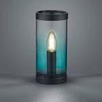 Lampe Cosy Verre transparent / Aluminium - 1 ampoule - Turquoise
