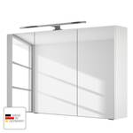 Armoire de toilette Tira Éclairage inclus - Blanc - Largeur : 100 cm