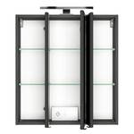 Armoire de toilette Tira Éclairage inclus - Graphite - Largeur : 60 cm