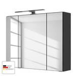 Spiegelschrank Tira Inklusive Beleuchtung - Graphit - Breite: 80 cm