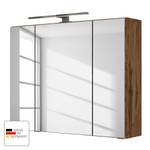 Spiegelschrank Tira Inklusive Beleuchtung - Wotaneiche Dekor - Breite: 80 cm