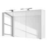 Salle de bain Tira (2 éléments) Éclairage inclus - Blanc mat - Largeur : 120 cm
