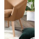 Fauteuil Tippytoe VI antieke leerlook - Camelkleurig