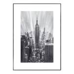 Bild Empire State Building Holzwerkstoff - Schwarz / Weiß