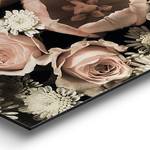 Bild Bouquet Holzwerkstoff - Creme / Rosa