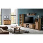 Buffet Weldon Acacia massif / Placage en pierre / Acacia / Noir