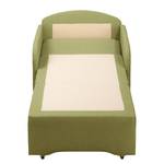 Fauteuill convertible Disley II Tissu - Vert pistache - Avec accoudoirs