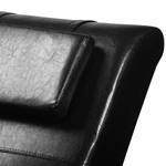 Chaise relax Sandon II Imitation cuir - Cuir synthétique Maija: Noir