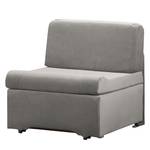 Fauteuill convertible Disley III Microfibre - Gris - Sans accoudoirs