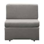 Fauteuill convertible Disley III Microfibre - Gris - Sans accoudoirs