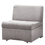 Fauteuill convertible Disley IV Tissu - Gris clair - Sans accoudoirs