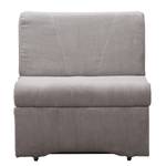 Fauteuill convertible Disley IV Tissu - Gris clair - Sans accoudoirs