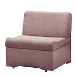 Slaapfauteuil Disley IV geweven stof - Mauve - Zonder armleuningen