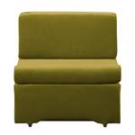 Slaapfauteuil Disley III microvezel - Pistache groen - Zonder armleuningen