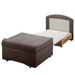 Fauteuill convertible Disley IV Tissu - Expresso - Sans accoudoirs